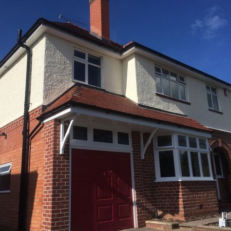 exterior walls painted by jl smith decorators droitwich