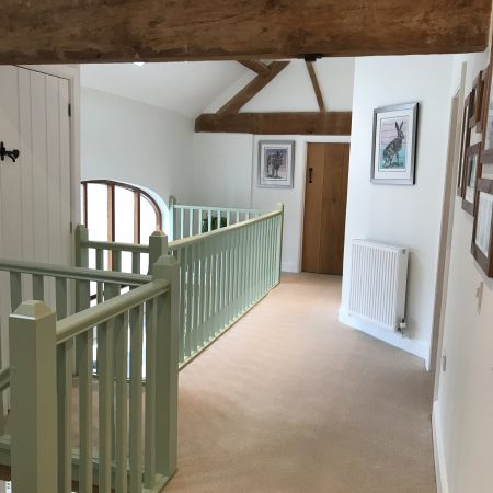 hall, stairs and landing painted by jl smith decorators in malvern