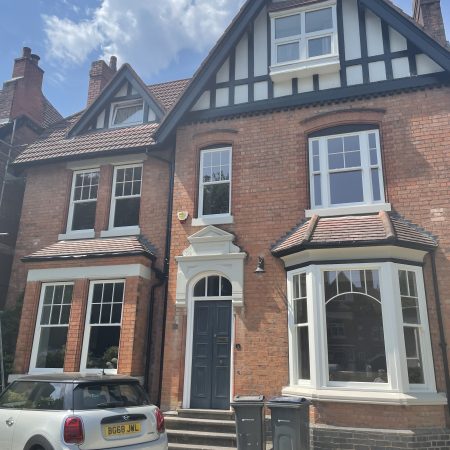 exterior painted in droitwich by JL Smith Decorators