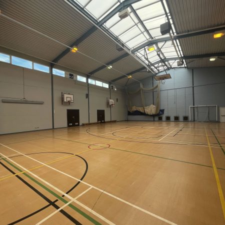 school hall painted by jl smith decorators in malvern